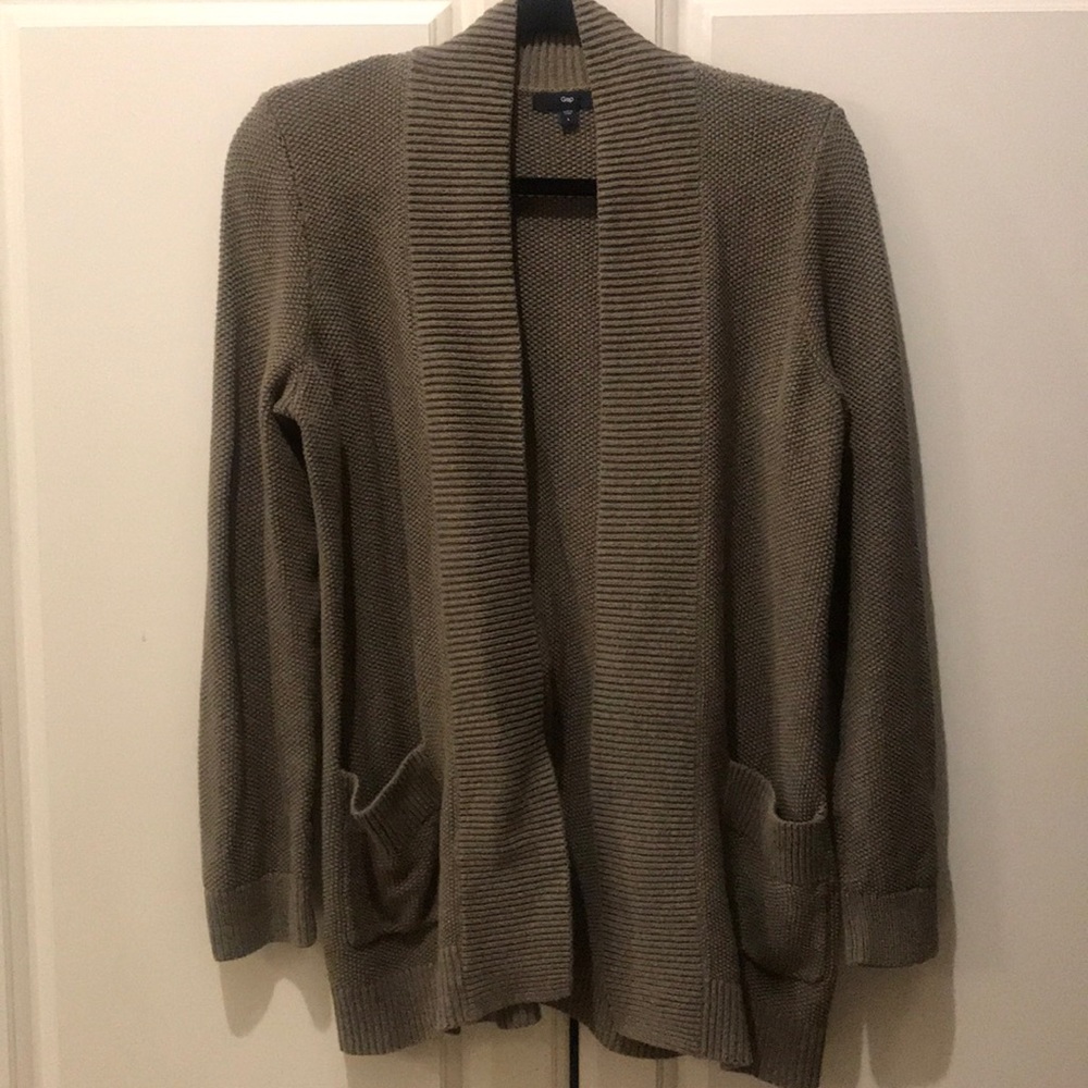 Gap Knit Open Cardigan